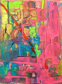 Colors in Motion, Acryl auf Leinwand, 70x50 cm